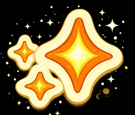 Sparkle sticker